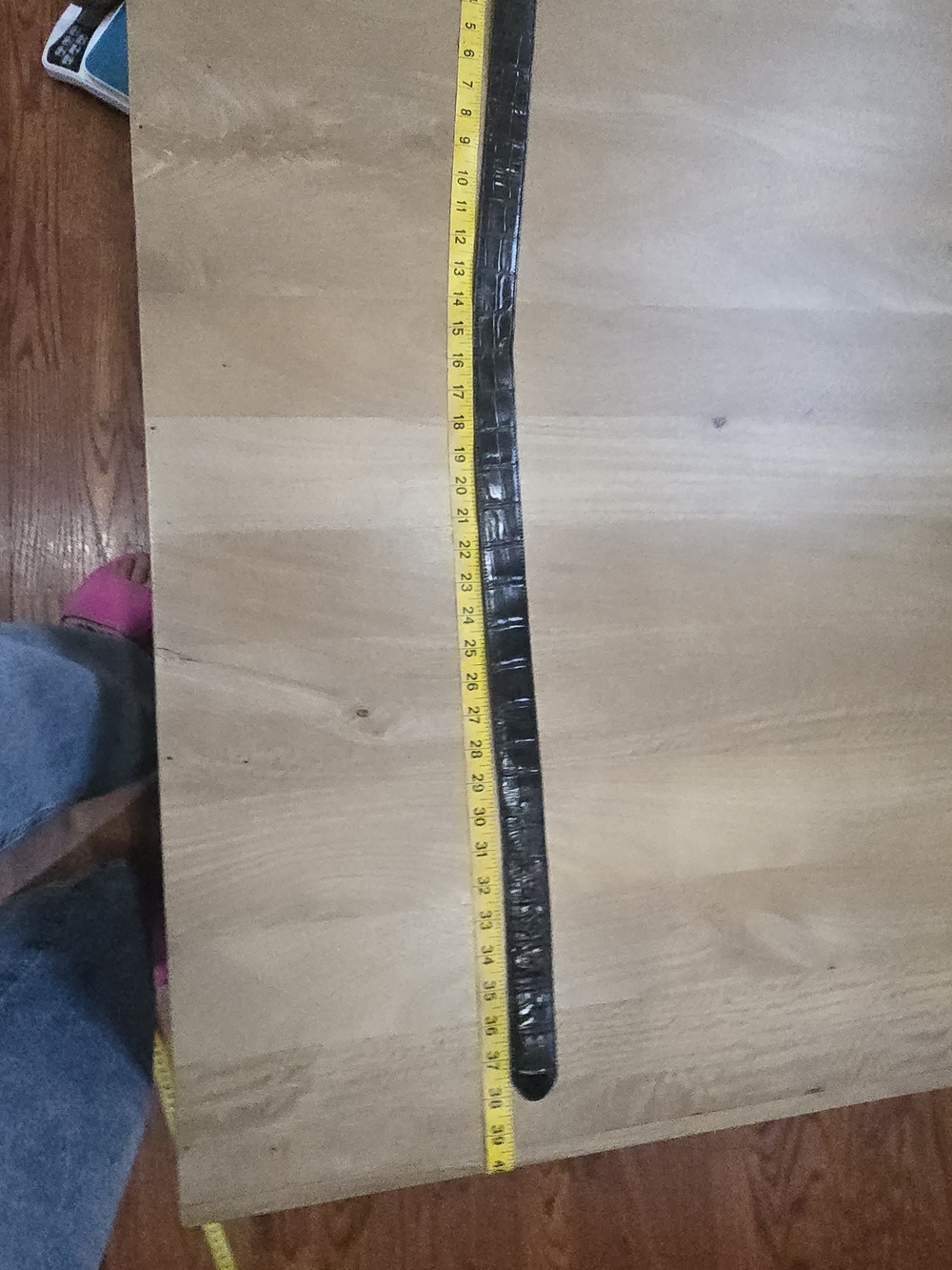 Brighton Black Croc Embossed Leather Western Belt 34 - Picture 11 of 11